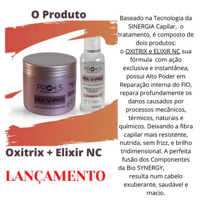 Imagem de Cronograma Capilar kIT OxiTrix + Elixir - Fortalecimento e Restauração dos CABELOS