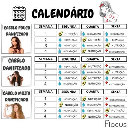 Imagem de Cronograma Capilar Loreal Paris Elseve Hidratação Nutrição Reparação Reconstrução Oleo Extraordinario