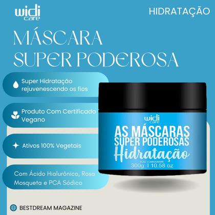Imagem de Cronograma Completo Widi Care 3 Mascara Super Poderosas Nutrição Hidratação Reconstrução 300g Cada