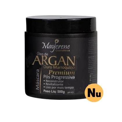 Imagem de Cronograma Lisa Sempre - Liso Por Mais Tempo 3x500g (Desmaiados e Disciplinados, Argan Branco, Mandioca e Óleo de Ricinus) Maycrene