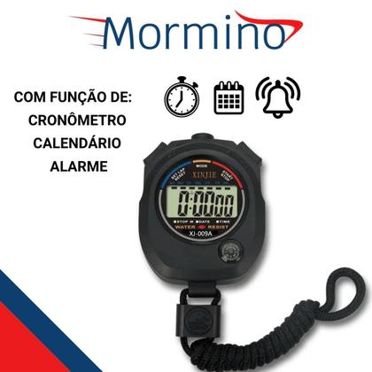 Imagem de Cronometro Digital + 2 Apitos Metal Profissional com cordão