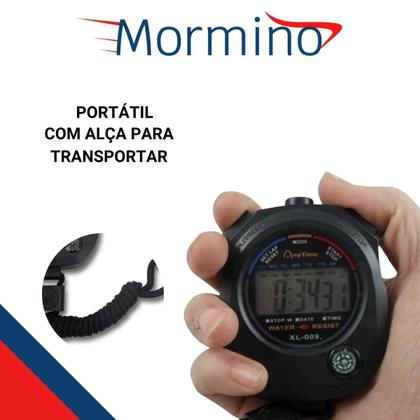 Imagem de Cronometro Digital + 2 Apitos Metal Profissional com cordão