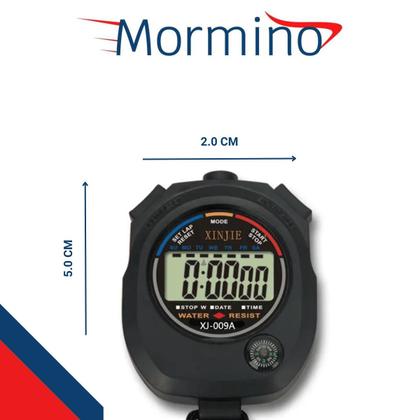 Imagem de Cronometro Digital + 2 Apitos Metal Profissional com cordão