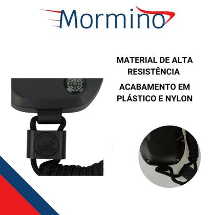 Imagem de Cronometro Digital + 2 Apitos Metal Profissional com cordão