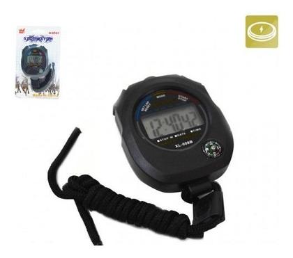 Imagem de Cronômetro Digital Com Alarme Calendário E Bússola + 2 Apitos Metal Profissional Com Cordão