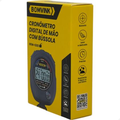 Imagem de Cronômetro Digital De Mão Alarme Relógio Profissional Timer