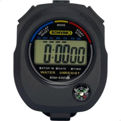 Imagem de Cronômetro Digital De Mão Alarme Relógio Profissional Timer