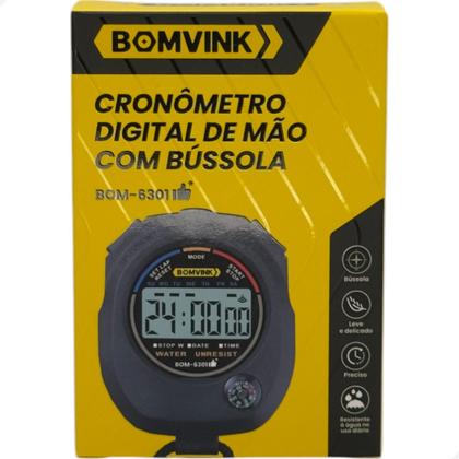 Imagem de Cronômetro Digital De Mão Alarme Relógio Profissional Timer