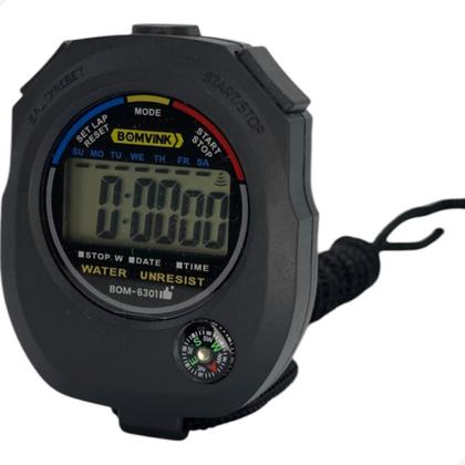 Imagem de Cronômetro Digital De Mão Alarme Relógio Profissional Timer