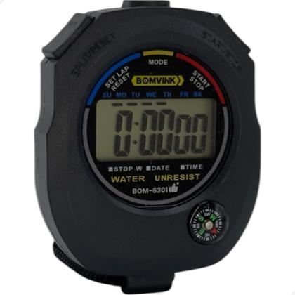 Imagem de Cronômetro Digital De Mão Alarme Relógio Profissional Timer