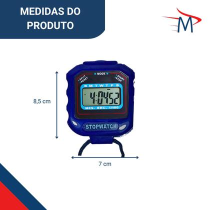 Imagem de Cronômetro Digital Esportivo Com Calendário Multifuncional