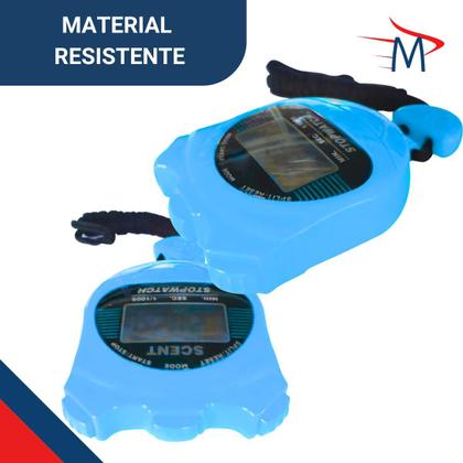 Imagem de Cronômetro Digital Multifuncional Alarme Azul Com 2 Apitos