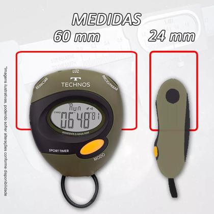 Imagem de Cronômetro Digital Timer Regressivo Technos Alarme Verde M12900/8V