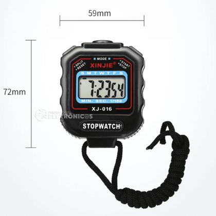 Imagem de Crônometro Display LCD Digital Esportivo Multifuncional Para Acompanhar Revolução KL103