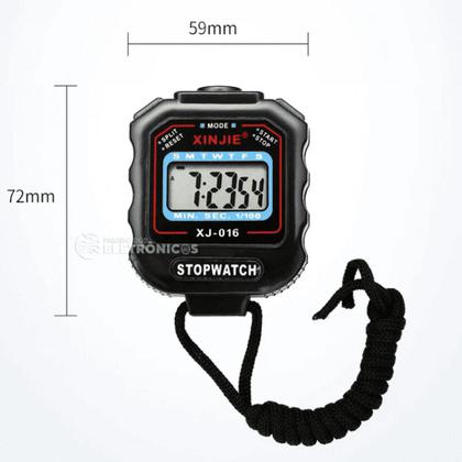 Imagem de Cronometro Display LCD Digital Esportivo Multifuncional Para Acompanhar Revolução KL103