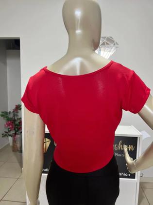 Imagem de Cropped com Amarração Fitness Moda Academia G Veste 40