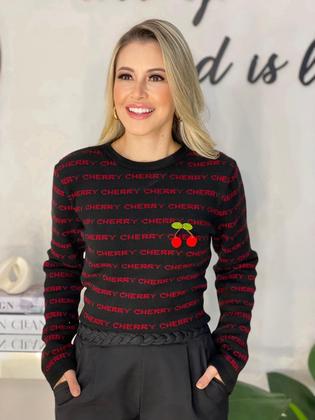 Imagem de Cropped De Frio Trico Moda Blogueirinha Lindo Lançamento 