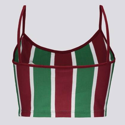 Imagem de Cropped Fluminense Campo Feminino Verde e Vinho