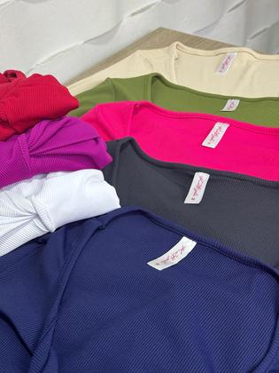 Imagem de Cropped manga longa com nó no decote K2B Saneala 