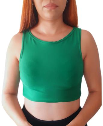 Imagem de Cropped regata básico liso sem bojo top