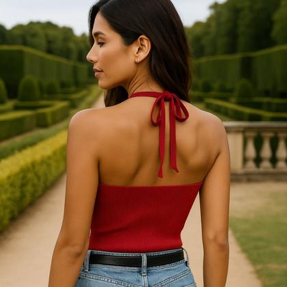 Imagem de Cropped Tricot Modal Frente Única