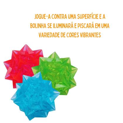 Imagem de Crystal Pisca Pisca Led p/ Festas Mania Flash  Estrela Colorida