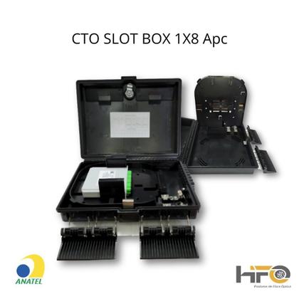 Imagem de Cto 1X8 Box Sc Apc - Caixa De Terminação Óptica Modular 1X8
