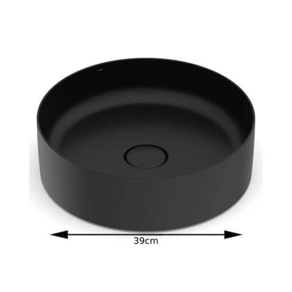 Imagem de Cuba Apoio Incepa Platinum P2 Black Matte 39cm