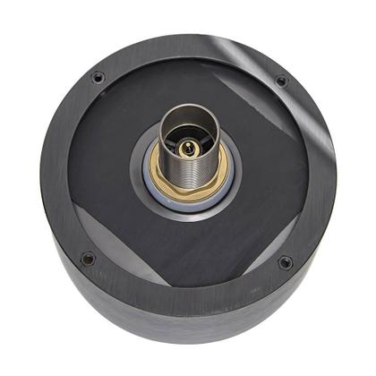 Imagem de Cuba Banheiro Redonda Escovada Aço Inox 304 Válvula Click