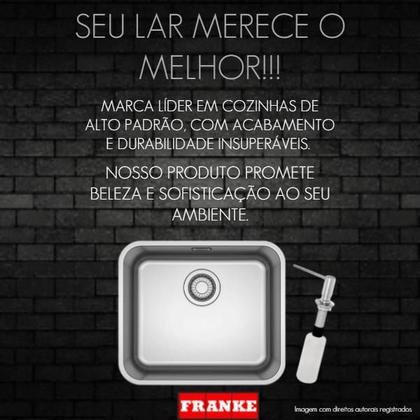 Imagem de Cuba Bell Franke 47,5x41 16665 Com Dosador de Sabão Franke