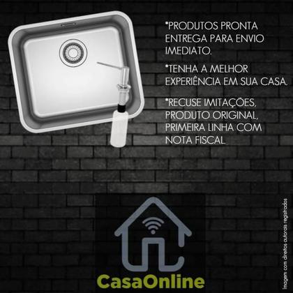 Imagem de Cuba Bell Franke 47,5x41 16665 Com Dosador de Sabão Franke