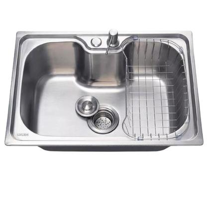 Imagem de Cuba cozinha 50x40 inox304 com acessórios e torneira gourmet