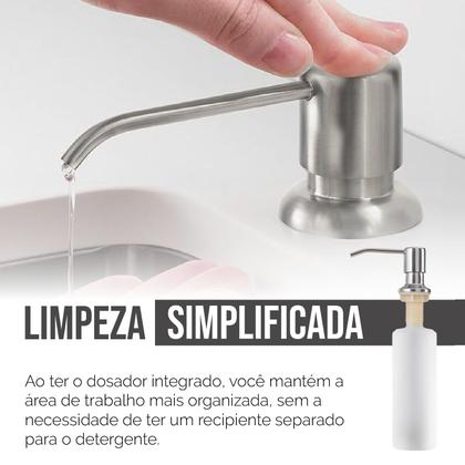 Cuba Cozinha Gourmet Pia Aço Inox Acessórios Embutir - Holtter Home Design Imagem de Cuba Cozinha Gourmet Pia Aço Inox Acessórios Embutir