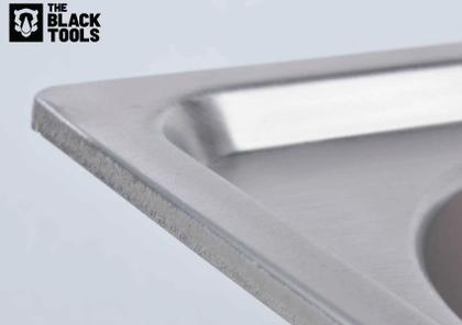 Imagem de Cuba Cozinha Pia Gourmet Aço Inox 50x40cm 26l Com Acessórios Kit Completo Válvula Sifão Ravenna