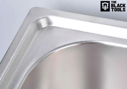 Imagem de Cuba Cozinha Pia Gourmet Aço Inox 50x40cm 26l Com Acessórios Kit Completo Válvula Sifão Ravenna