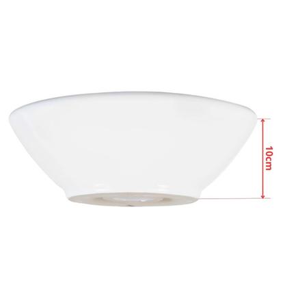 Imagem de Cuba De Apoio Para Banheiro Udine Redonda Branca 28x9,5cm  Japi