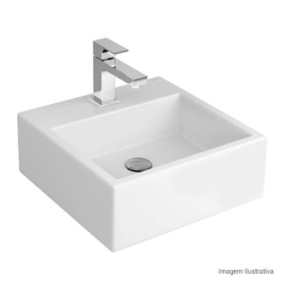Imagem de Cuba De Apoio Quadrada C/Mesa Linha L Branco Deca
