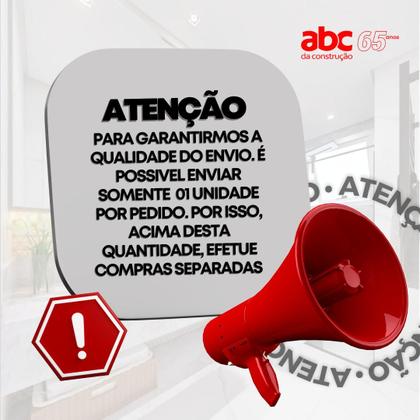 Imagem de Cuba De Apoio Quadrada Com Mesa Slim Branco Deca 40 cm