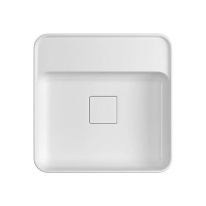 Imagem de Cuba De Apoio Quadrada Com Mesa Slim Branco Deca 40 cm