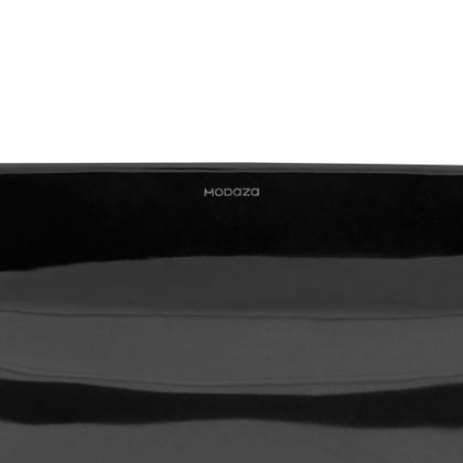 Imagem de Cuba de Apoio Quadrada Modaza Bella Slim Nero, Preta