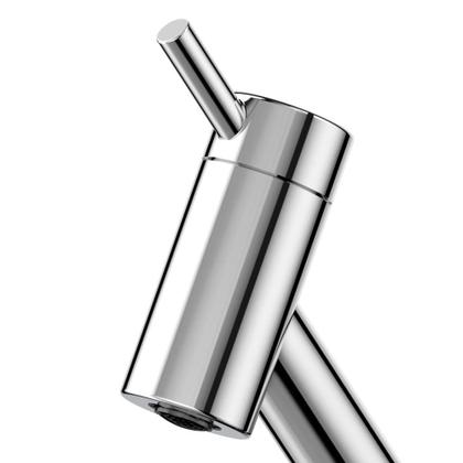 Imagem de Cuba de Apoio Redonda 36x14cm Com Torneira Lóggica e Kit Instalação