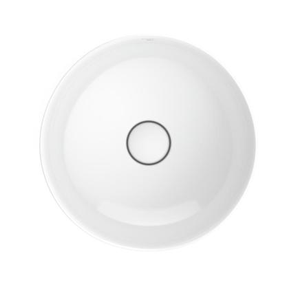 Imagem de Cuba De Apoio Redonda Ruy Ohtake 37,5cm Branco Brilho Roca