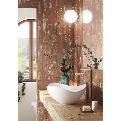 Imagem de Cuba De Apoio Redonda Ruy Ohtake 37,5cm Branco Brilho Roca