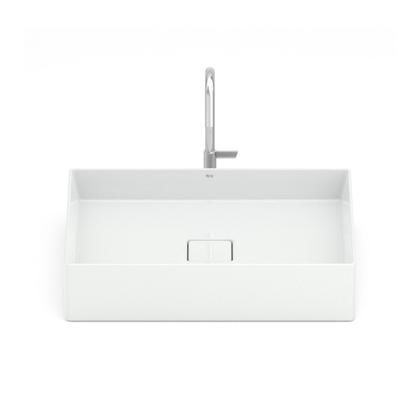 Imagem de Cuba de Apoio Retangular 51cm X 36cm sem Mesa T6 Terra Roca