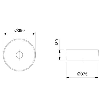 Imagem de Cuba de Apoio sem Mesa P2 Platinum Roca I Incepa