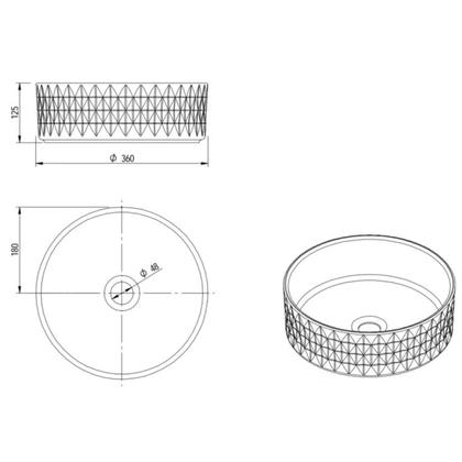 Imagem de Cuba de Apoio Solo Redonda Japi