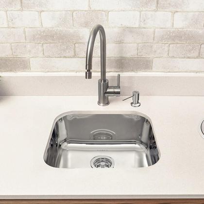 Imagem de Cuba De Embutir Basic Inox Válvula E Sifão 40Bl - Tramontina