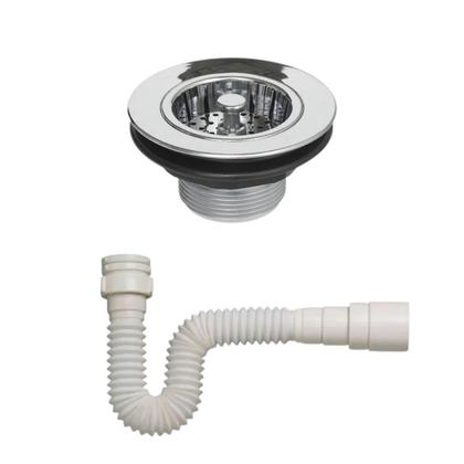 Imagem de Cuba De Embutir Funda Com Acessorios 56x34x17mm Aço Inox 430- Polida
