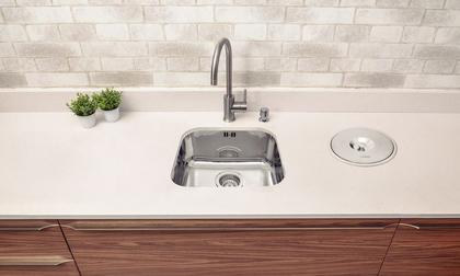 Imagem de Cuba de Embutir Lavínia 40x34 cm 20,5 L em Aço Inox Alto Brilho com Escape Tramontina 94020/203