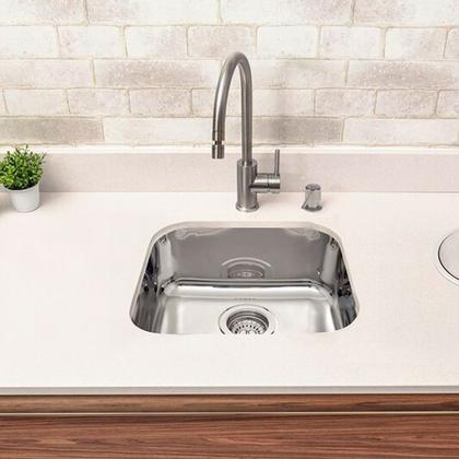 Imagem de Cuba de Embutir Lavínia Aço Inox  Alto Brilho 40 BL - Tramontina 94020/202
